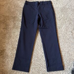 liz claiborne Lisa ankle pants Slim Leg Mid Rise Color Navy Size 10P NWOT